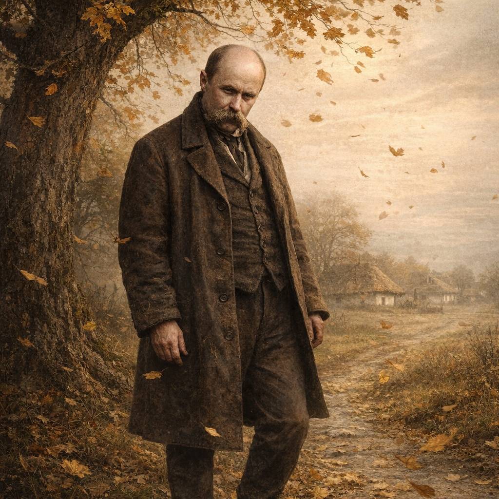 Ілюстрація до вірша Тарас Шевченко "Минають дні, минають ночі..." Ілюстрація до вірша Тарас Шевченко "Минають дні, минають ночі..."