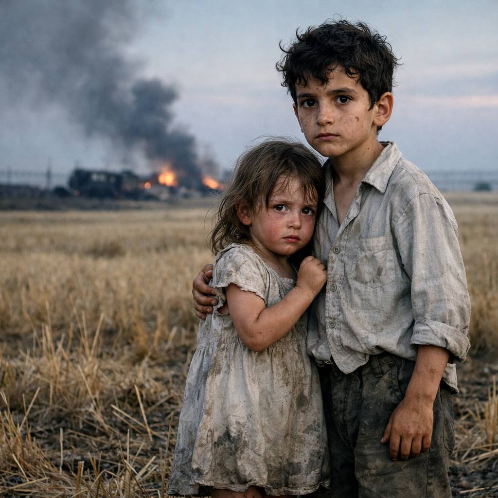 Ілюстрація до повісті Анатолій Дімаров "Діти (Південна Одіссея)"