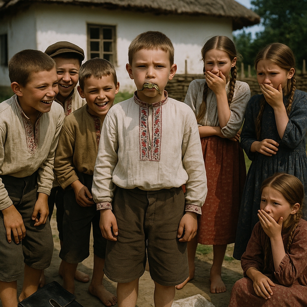 Ілюстрація до повісті Анатолій Дімаров "Блакитна дитина"